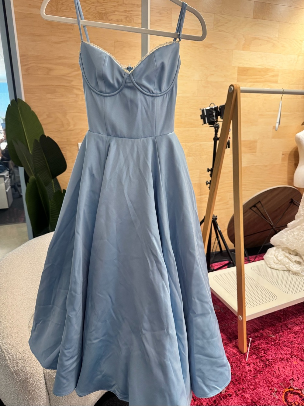 House of CB Mademoiselle Airy Blue Dress - Picture 2 of 5